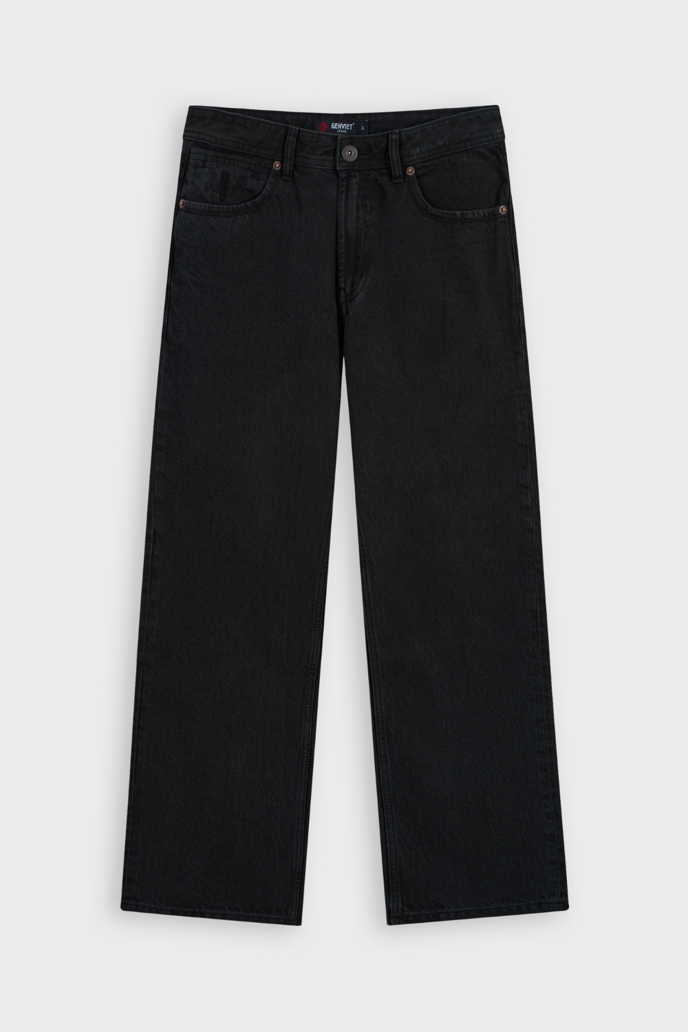 Quần Jean Nam Ống Rộng Cotton Denim Cao Cấp - Chuẩn Form Hack Dáng Thời Thượng