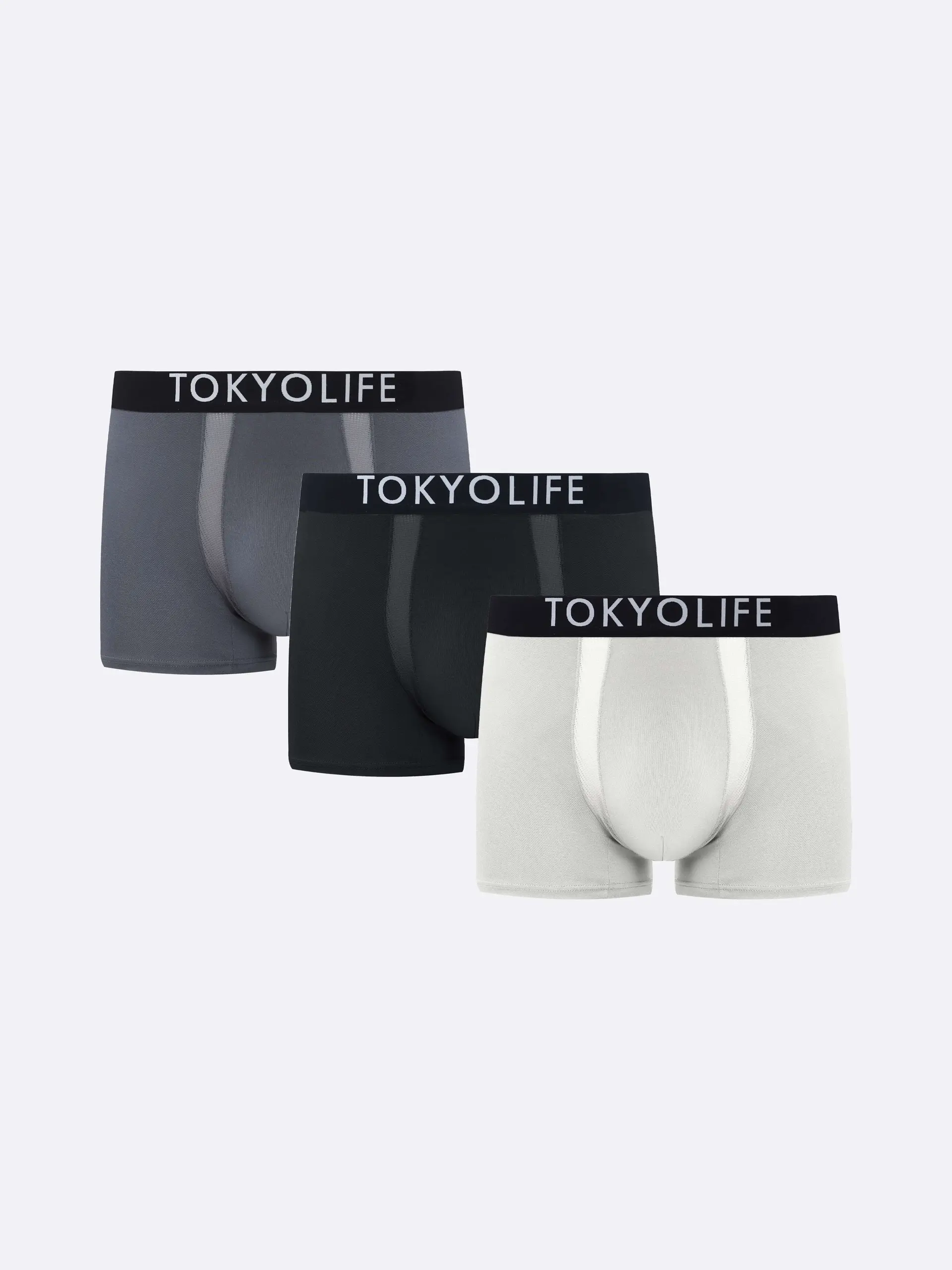 Quần lót boxer nam cạp chun thoáng khí gói 3 chiếc